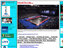 Tablet Screenshot of futsalonline.com